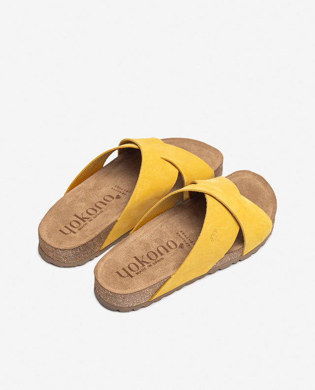 yokono Sandalia plana JERBA-300 amarillo Outlet online