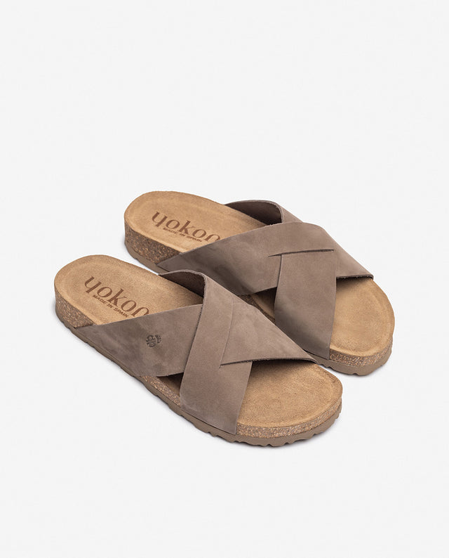 yokono Sandalia plana JERBA-300 marrón Ofertas