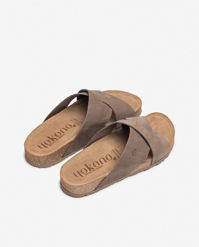 yokono Sandalia plana JERBA-300 marrón Ofertas