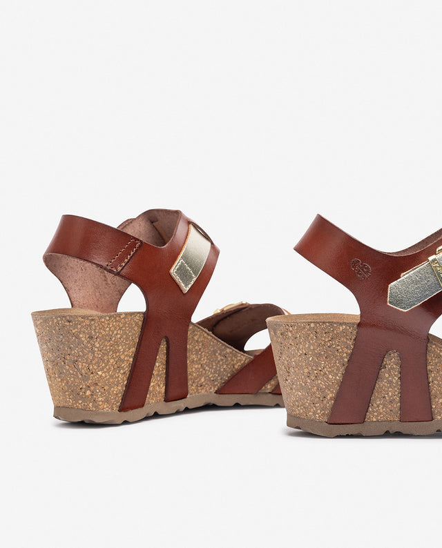 yokono Sandalia de cuña CADIZ-254 marrón Rebajas online