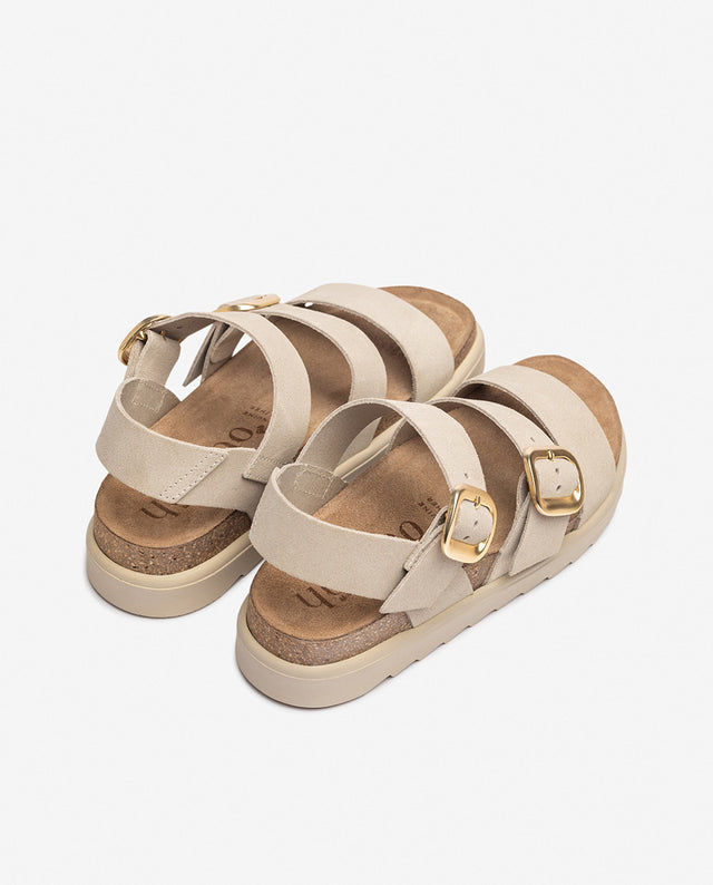 yokono Sandalia de plataforma TUNEZ-127 beige Promoción por tiempo limitado