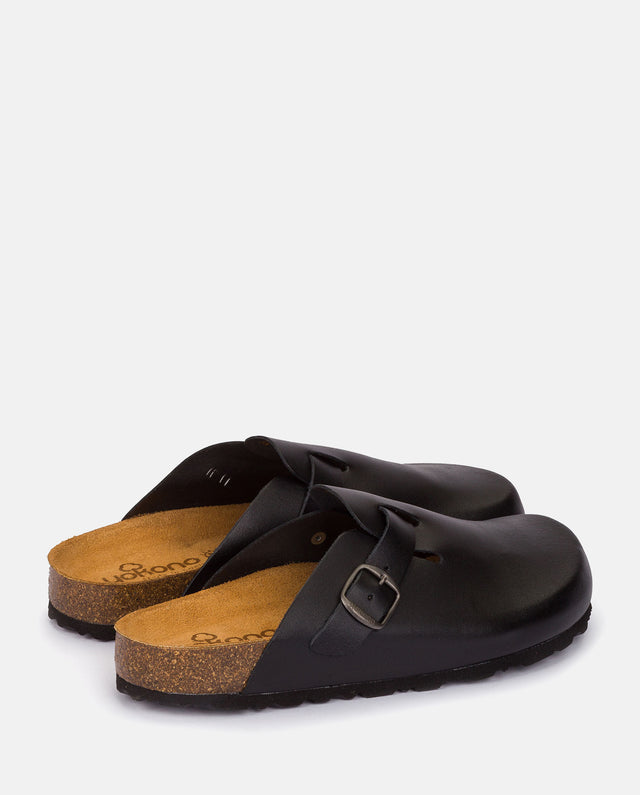 yokono Zapato plano Zueco 599 negro Liquidación