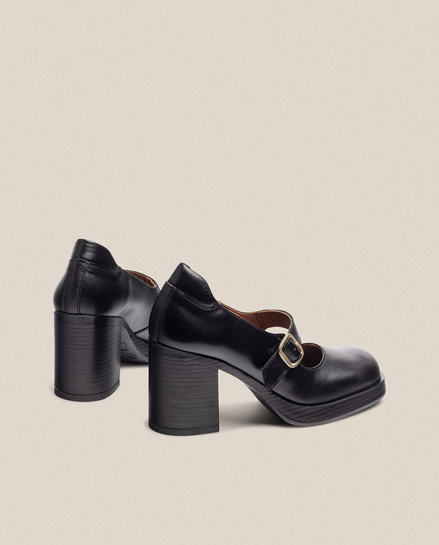 yokono Zapato de tacón KOLIN-010 negro Limitado a 3 días