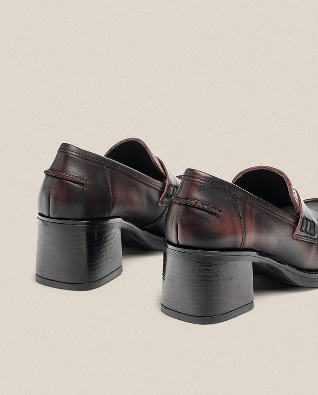 yokono Zapato de tacón LANDAS-007 burdeos 2025