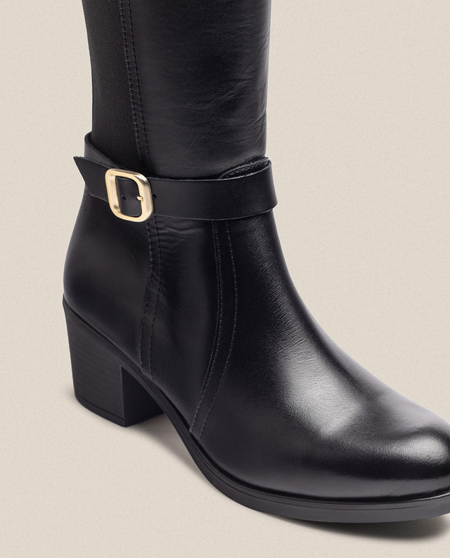 yokono Bota de tacón LILLE-015 negro Ofertas