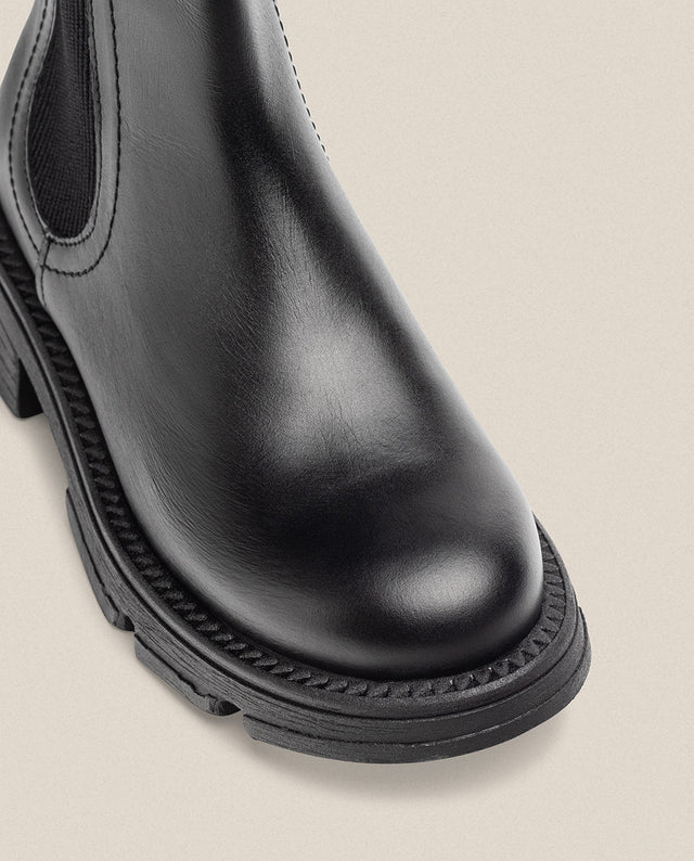 yokono Botín plano ELZE-001 negro Venta caliente