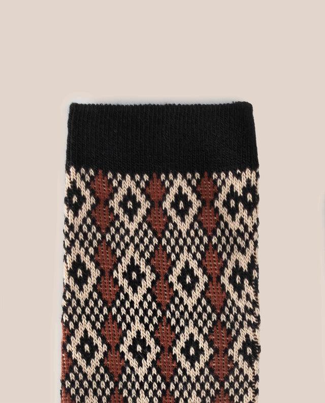 yokono Calcetín Rombo Negro Gran oferta