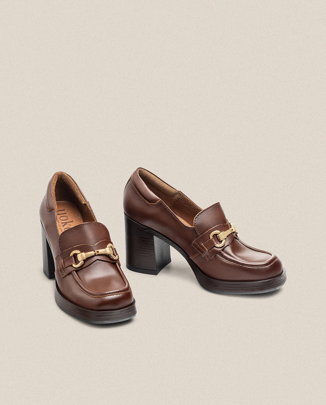 yokono Zapato de tacón KOLIN-011 marrón Precios de Black Friday