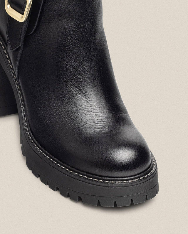 yokono Botín de tacón TUNA-005 negro Oferta exclusiva