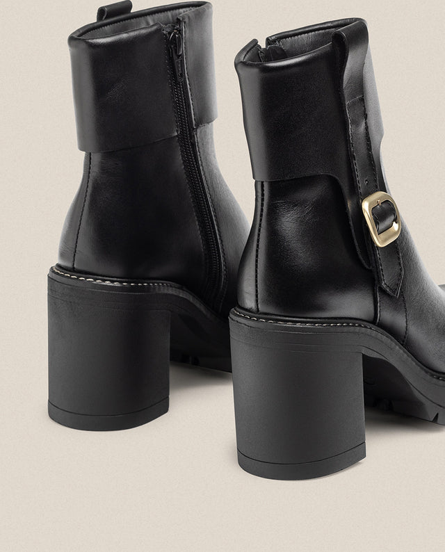 yokono Botín de tacón TUNA-005 negro Oferta exclusiva