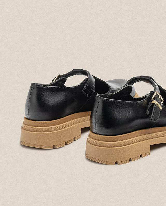 yokono Zapato plano CHAM-003 negro Descuento por venta flash