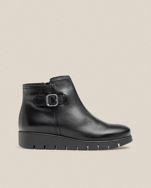 yokono Botín plano MANILA-002 negro Rebajas