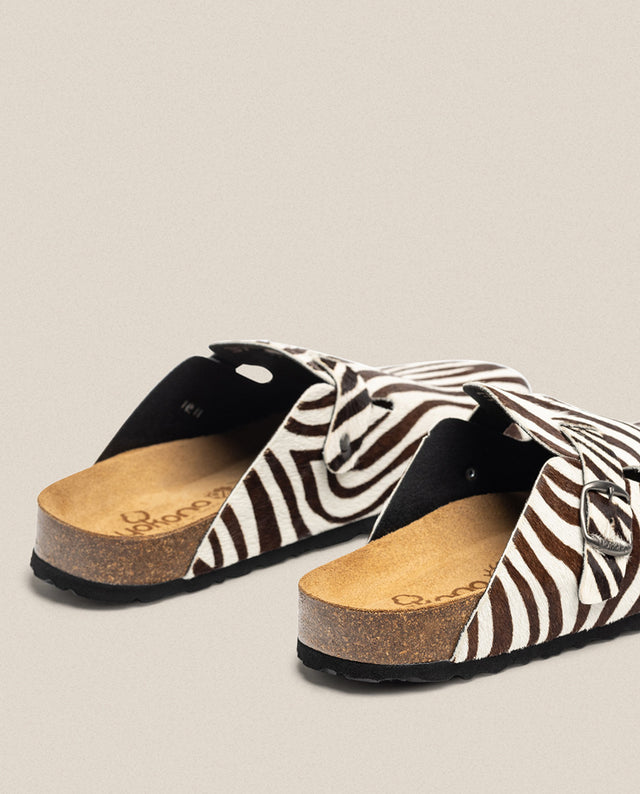 yokono Zapato plano ZUECO-599 cebra Ofertas
