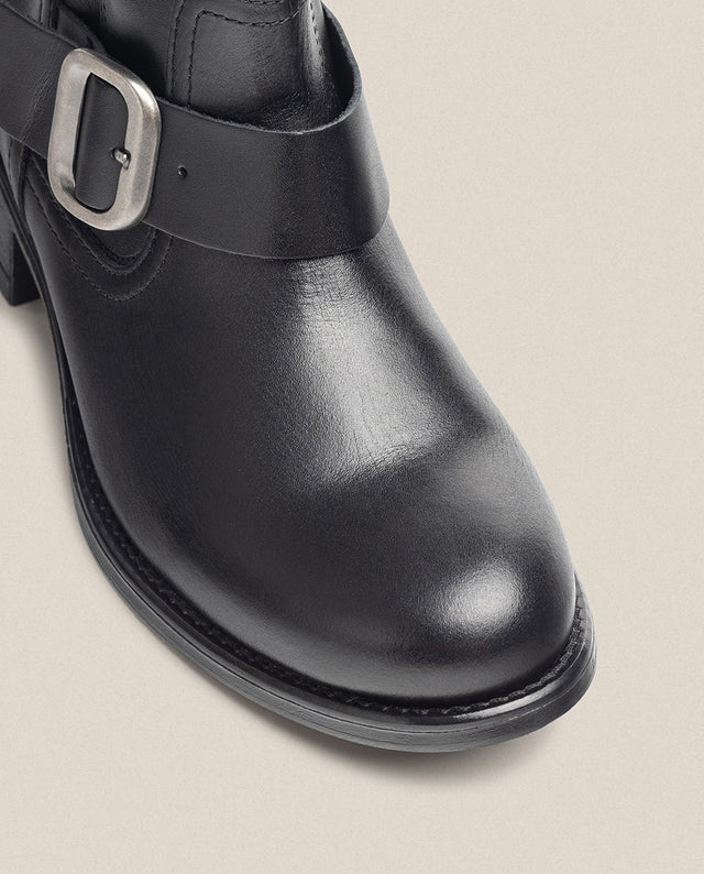 yokono Botín plano MONS-006 negro Venta caliente