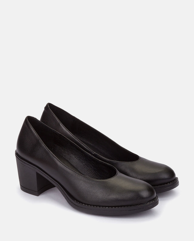yokono Zapato de tacón LILLE-007 NEGRO Libre de impuestos
