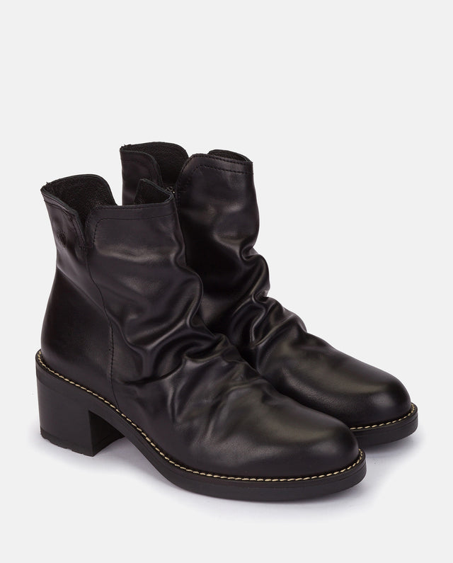 yokono Botín de tacón MESINA-003 NEGRO Oferta exclusiva