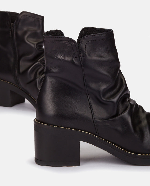 yokono Botín de tacón MESINA-003 NEGRO Oferta exclusiva