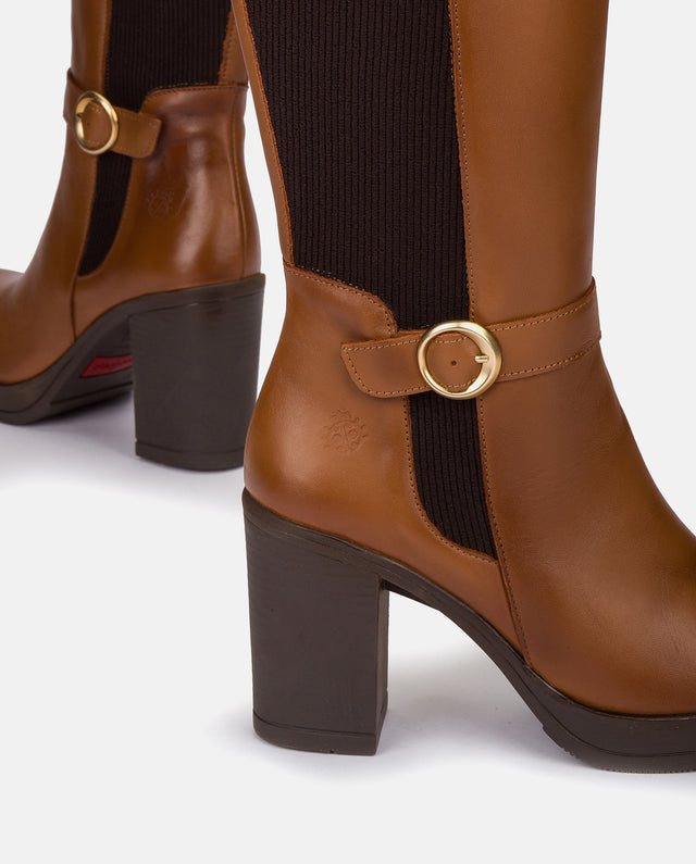 yokono Bota de tacón PILSEN-001 CUERO Outlet online