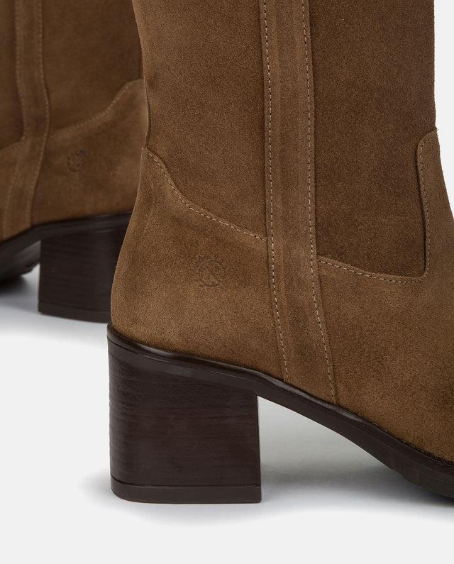 yokono Bota de tacón LANDAS-003 MARRON Rebajas