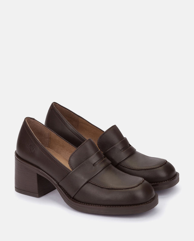 yokono Zapato de tacón LANDAS-001 MARRON Rebajas baratas