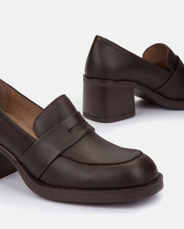 yokono Zapato de tacón LANDAS-001 MARRON Rebajas baratas