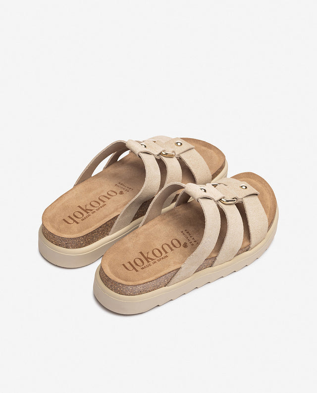 yokono Sandalia de plataforma TUNEZ-256 beige Tienda