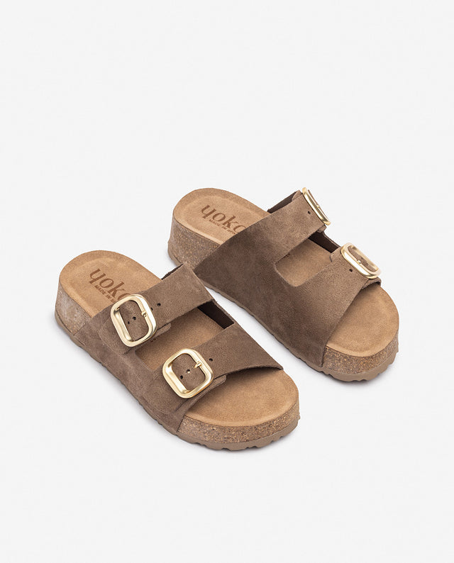 yokono Sandalia de plataforma WIWI-003 marrón Rebajas online
