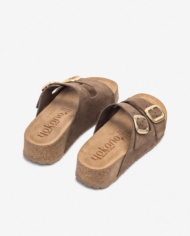 yokono Sandalia de plataforma WIWI-003 marrón Rebajas online