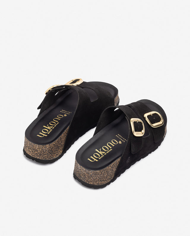 yokono Sandalia de plataforma WIWI-003 negro Rebajas top
