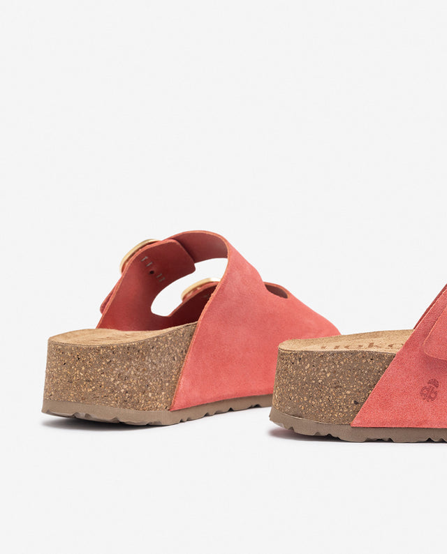 yokono Sandalia de plataforma WIWI-003 coral Envío gratis