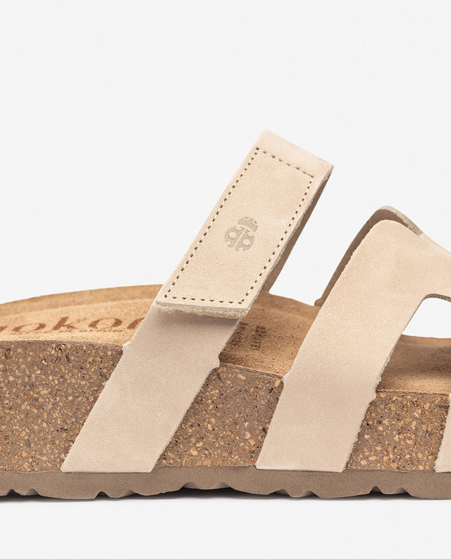yokono Sandalia de plataforma WIWI-125 beige Oferta especial