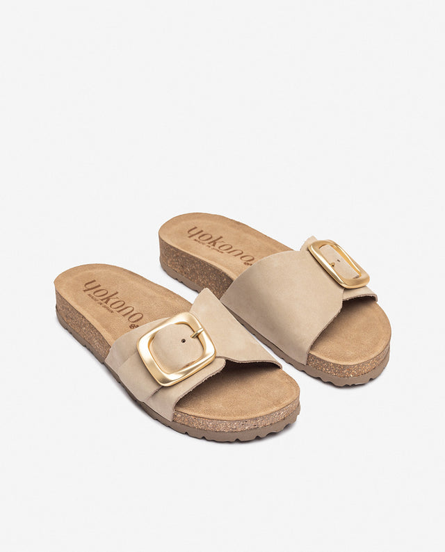 yokono Sandalia plana JERBA-114 beige Solo queda un día