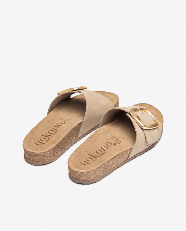 yokono Sandalia plana JERBA-114 beige Solo queda un día