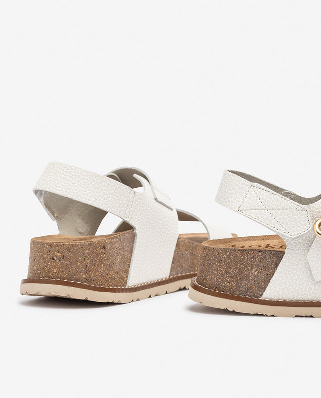 yokono Sandalia de plataforma OCA-254 blanco Oferta exclusiva
