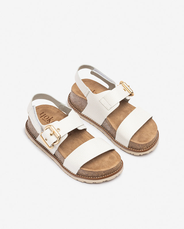 yokono Sandalia de plataforma OCA-254 blanco Oferta exclusiva
