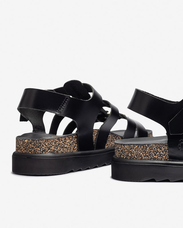 yokono Sandalia de plataforma TUNEZ-255 negro Última moda