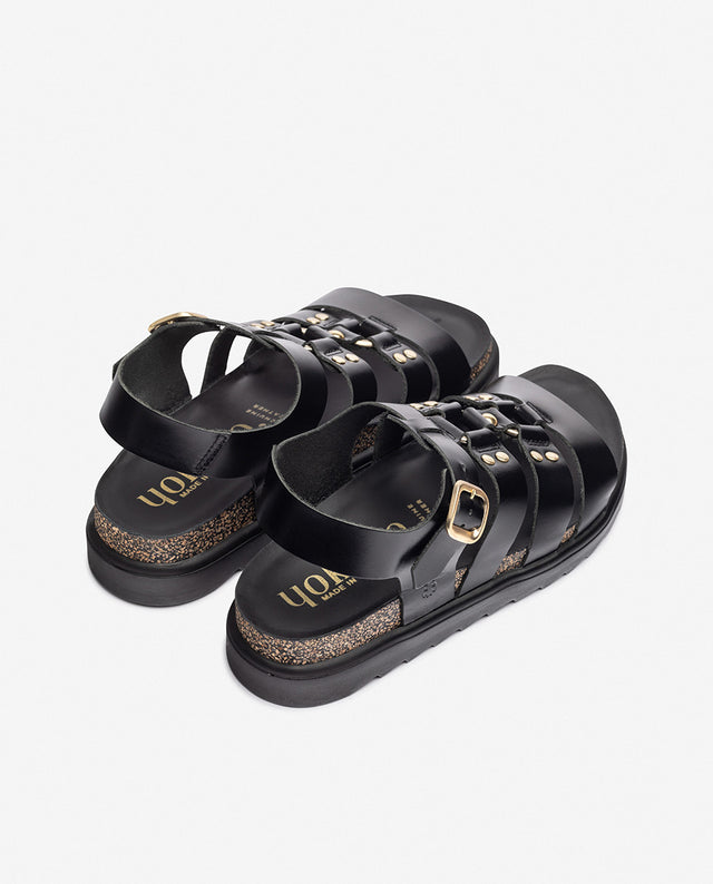 yokono Sandalia de plataforma TUNEZ-255 negro Última moda