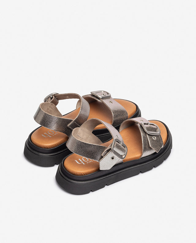 yokono Sandalia plana YAMBRE-251 plateado Ofertas especiales