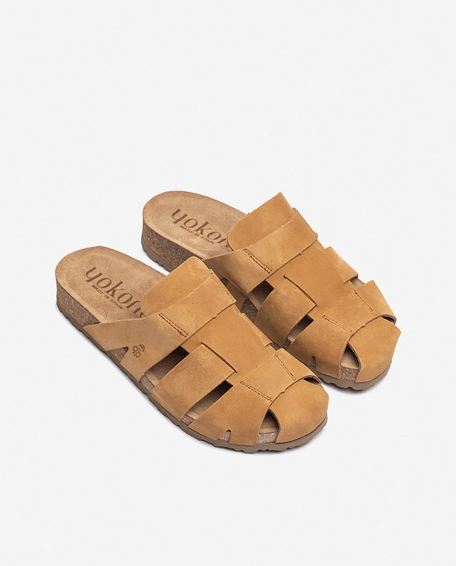 yokono Sandalia plana JERBA-253 camel Grandes ahorros