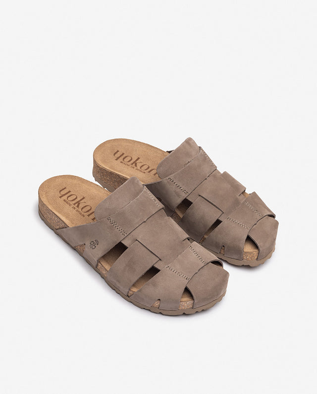 yokono Sandalia plana JERBA-253 marrón Precio ultrabajo