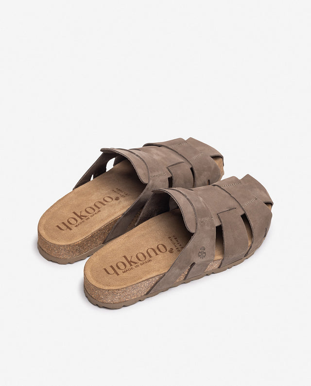 yokono Sandalia plana JERBA-253 marrón Precio ultrabajo