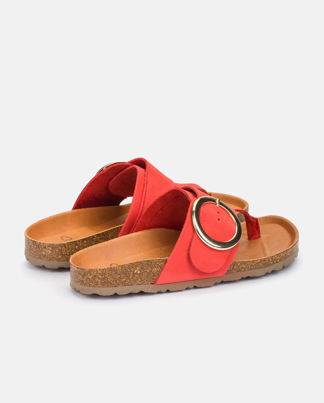yokono Sandalia plana Granada 704 coral Gran oferta