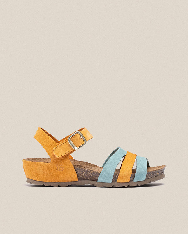 yokono Sandalia de cuña Monaco 048 naranja Oferta especial de fábrica