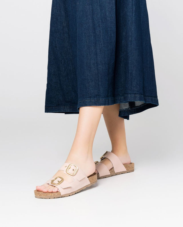 yokono Sandalia plana Jerba 136 beige En oferta
