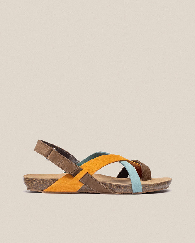 yokono Sandalia plana Ibiza 718 naranja Oferta exclusiva