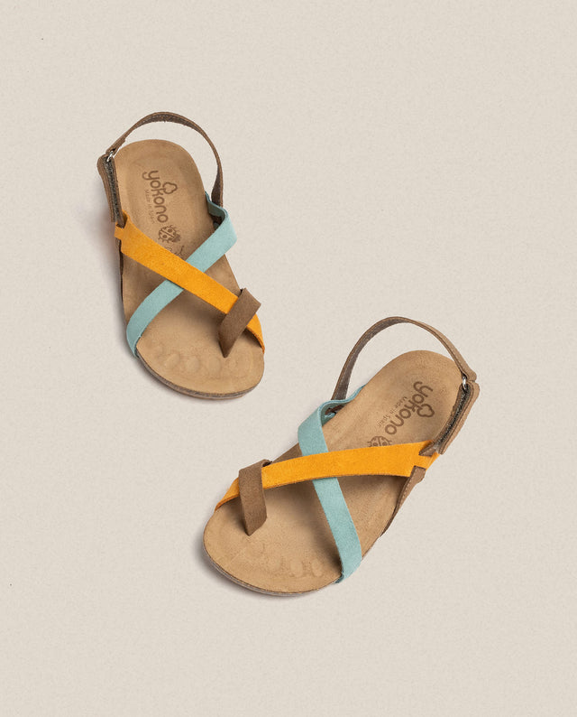 yokono Sandalia plana Ibiza 718 naranja Oferta exclusiva