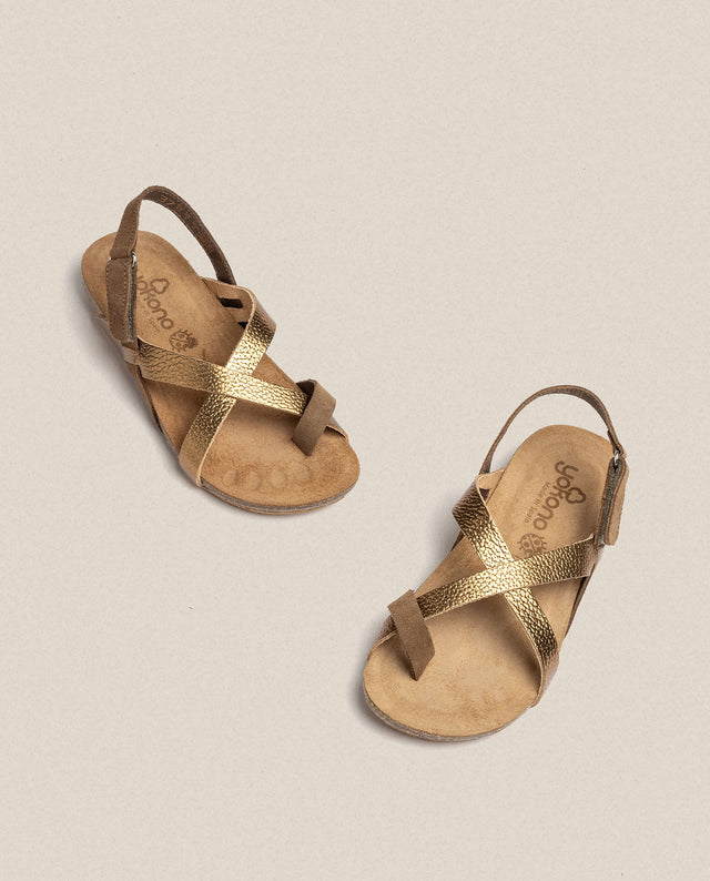 yokono Sandalia plana Ibiza 718 marrón Última moda