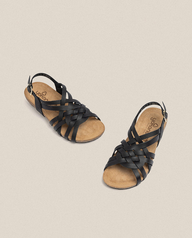 yokono Sandalia plana Ibiza 175 negro Grandes ahorros