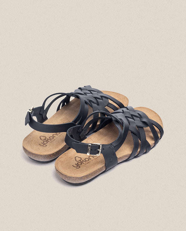 yokono Sandalia plana Ibiza 175 negro Grandes ahorros