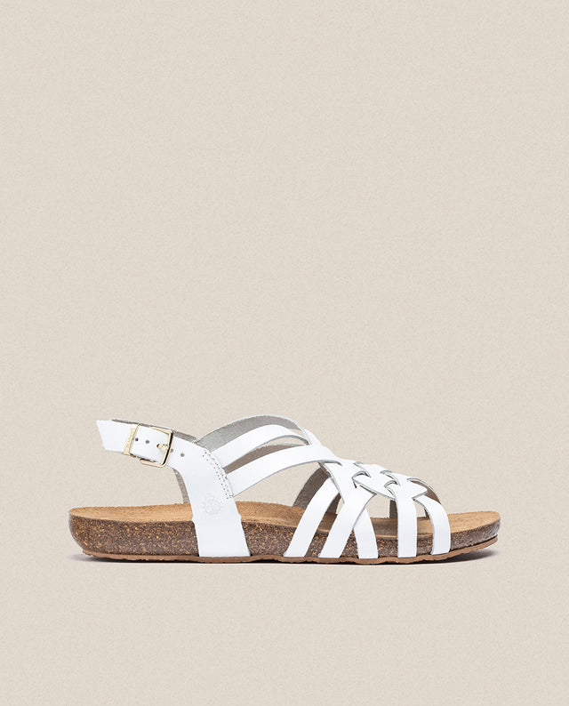 yokono Sandalia plana Ibiza 175 blanco Rebajas de fin de temporada